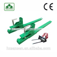 adjustable clamp on pallet forks; backhoe loader bucket teeth forks